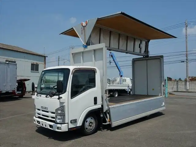 いすゞ エルフ 小型 ウイング TKG-NMR85AN H26の中古トラック画像7