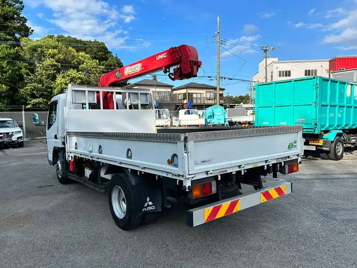 三菱 キャンター 小型 クレーン付 床鉄板 4段の中古トラック画像4