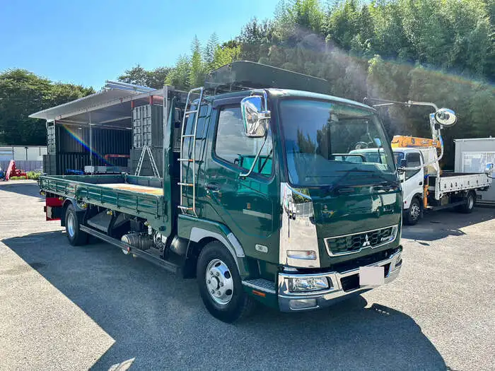 三菱 ファイター 中型/増トン 平ボディ 床鉄板 ベッドの中古トラック画像2