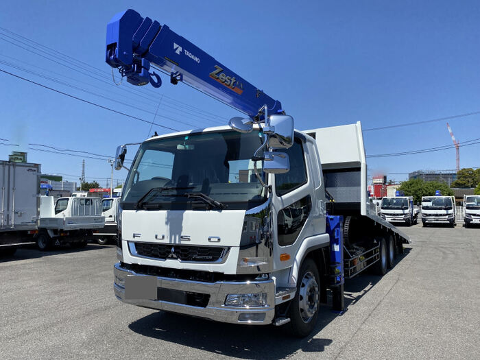 三菱 ファイター 中型/増トン 車両重機運搬 セーフティーローダー 2DG-FQ62F