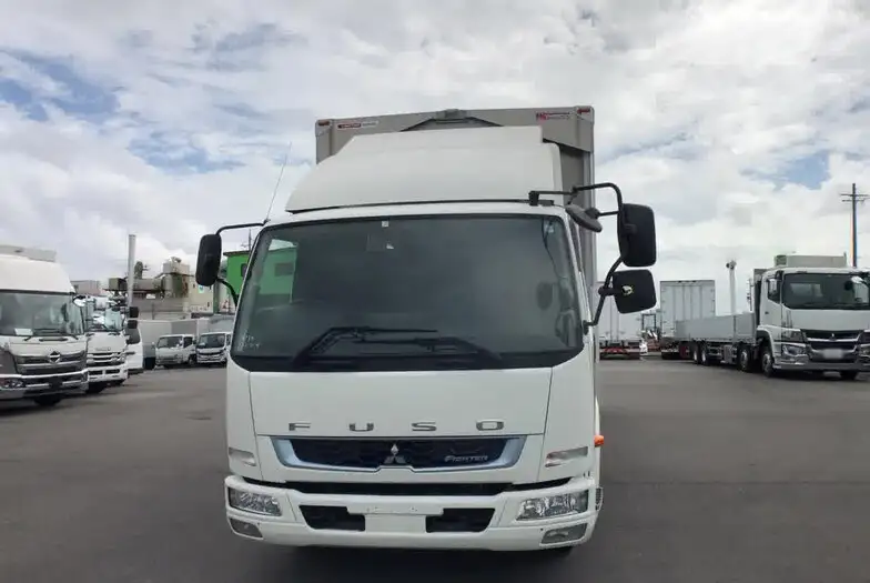 三菱 ファイター 中型/増トン ウイング ベッド 2KG-FK61Fの中古トラック画像2
