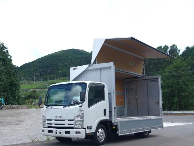 いすゞ エルフ 小型 ウイング センターローラー 3枚観音｜画像1