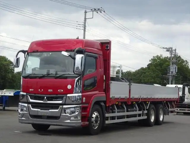 三菱 スーパーグレート 大型 平ボディ ハイルーフ 床鉄板 の中古トラック【車両No.151743】