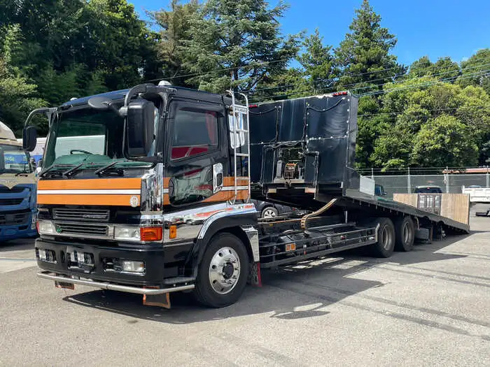 三菱 スーパーグレート 大型 車両重機運搬 ウインチ ベッド の中古トラック【車両No.151754】