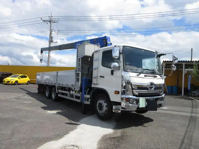 日野 レンジャー 中型/増トン クレーン付 床鉄板 アルミブロックの中古トラック画像2