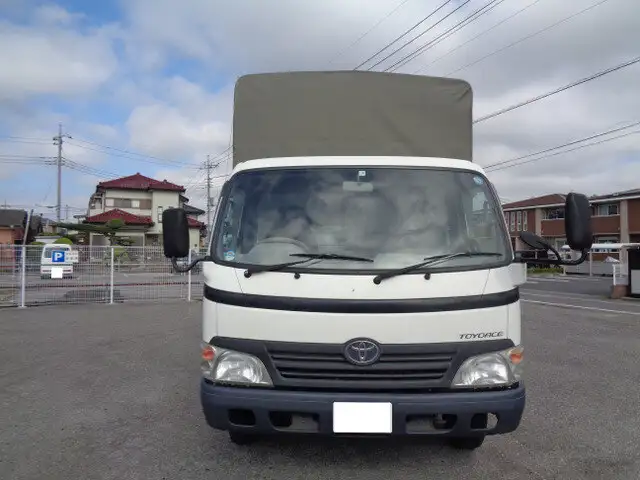 トヨタ トヨエース 小型 平ボディ 幌 BDG-XZU414の中古トラック画像2