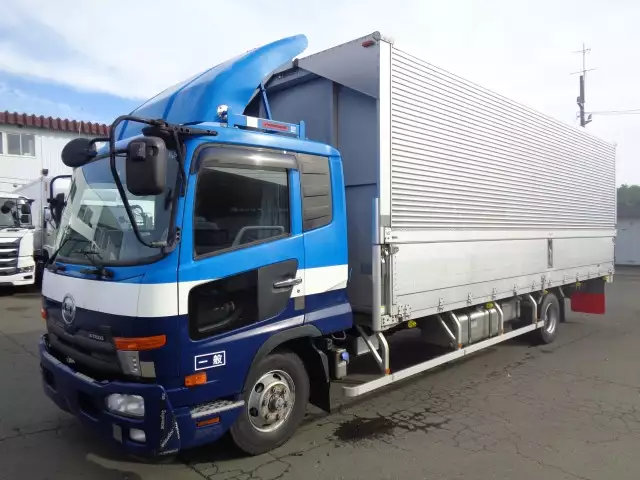 日産UD コンドル 中型 ウイング ベッド TKG-MK38L｜画像1