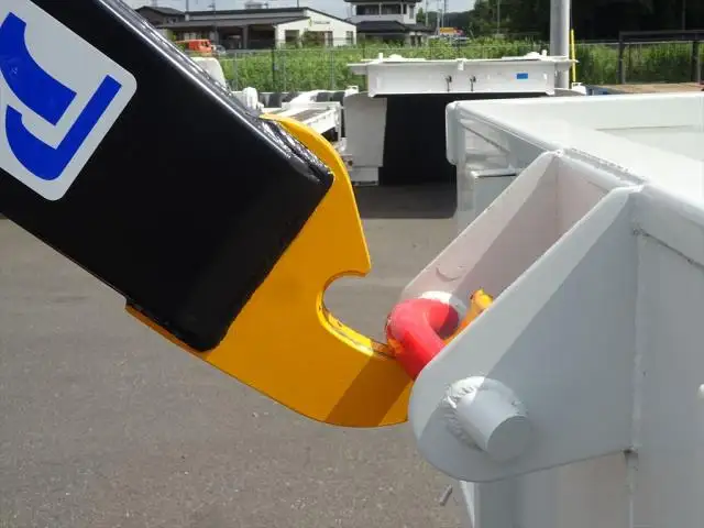三菱 ファイター 中型/増トン アームロール コンテナ付き ツインホイストの中古トラック画像11