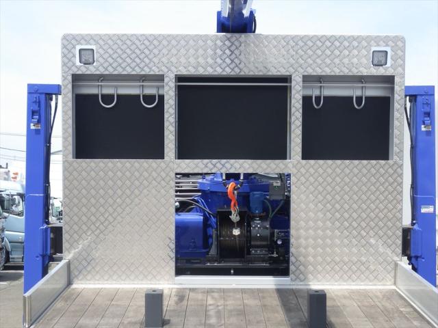 三菱 スーパーグレート 大型 車両重機運搬 4段クレーン ラジコン｜画像9
