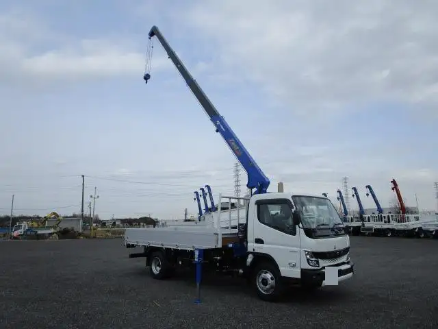 三菱 キャンター 小型 クレーン付 アルミブロック 4段の中古トラック画像2