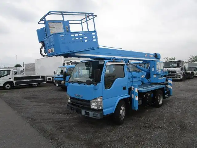 いすゞ エルフ 小型 高所・建柱車 高所作業車 PDG-NKR85YNの中古トラック画像1