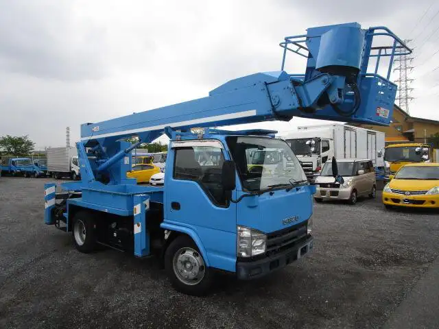 いすゞ エルフ 小型 高所・建柱車 高所作業車 PDG-NKR85YNの中古トラック画像2