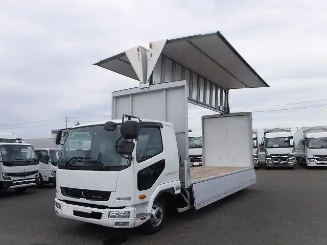 三菱 ファイター 中型/増トン ウイング エアサス ベッドの中古トラック画像10