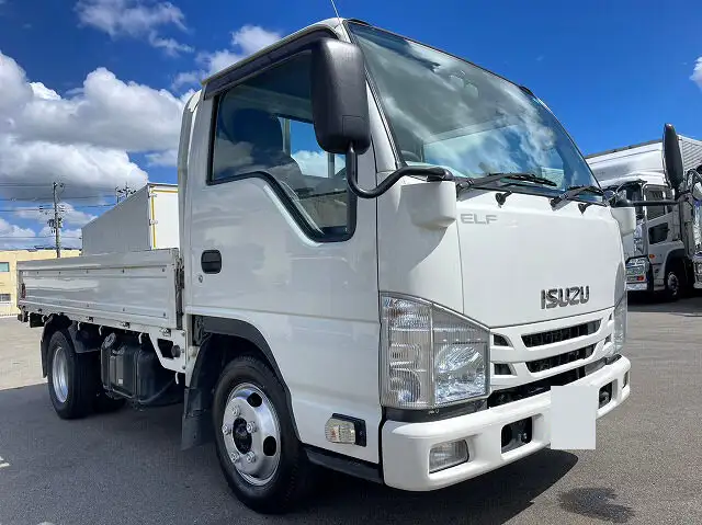 いすゞ エルフ 小型 平ボディ TRG-NJR85A H27の中古トラック画像1