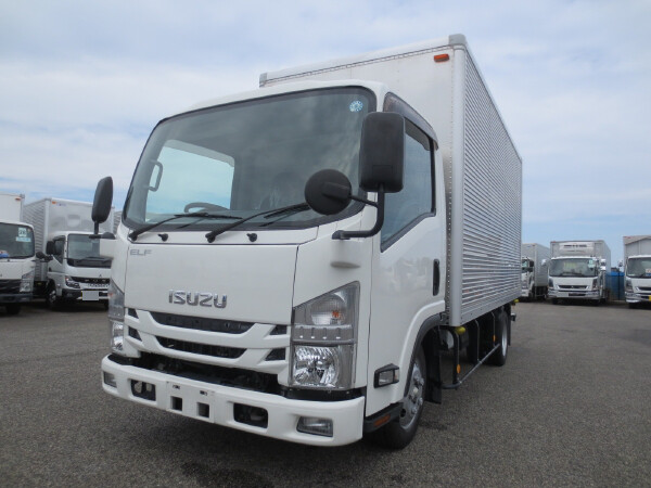 いすゞ エルフ 小型 アルミバン 標準ロング