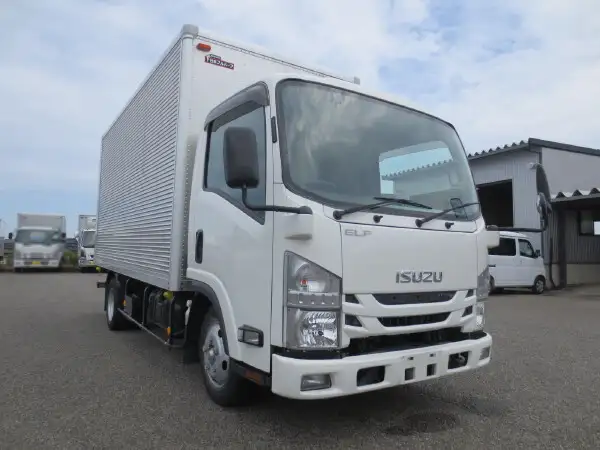 いすゞ エルフ 小型 アルミバン ジョルダー シャッター式の中古トラック画像3
