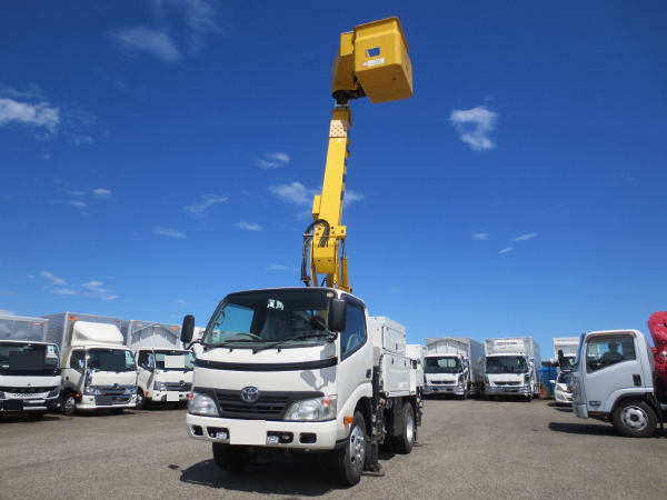 トヨタ ダイナ 小型 高所・建柱車 高所作業車 BKG-XZU304A