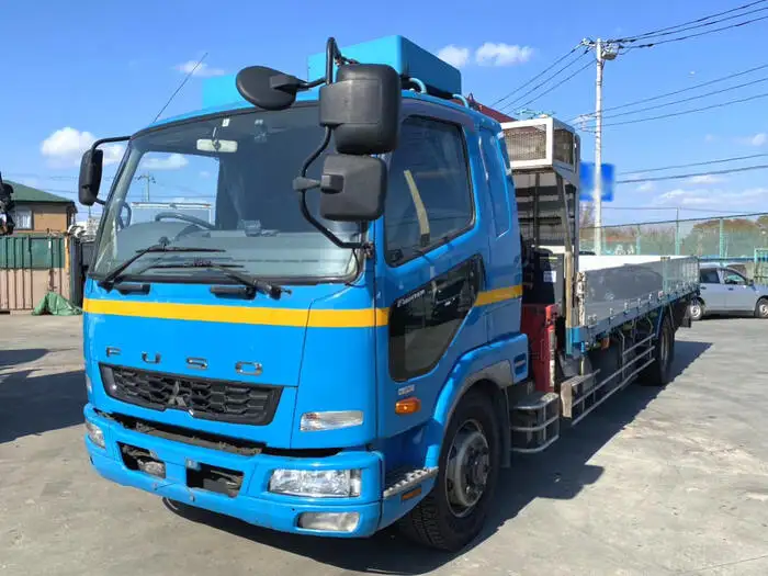 三菱 ファイター 中型/増トン クレーン付 アルミブロック エアサスの中古トラック画像1