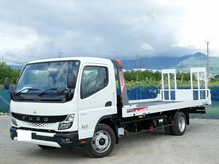 三菱 キャンター 小型 車両重機運搬 ラジコン ウインチの中古トラック画像1