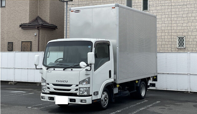 いすゞ エルフ 小型 アルミバン セミロング TRG-NLR85AN