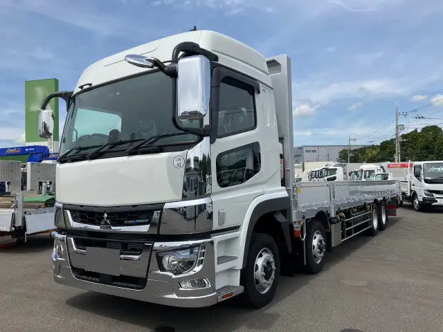 三菱 スーパーグレート 大型 平ボディ ハイルーフ アルミブロック の中古トラック【車両No.152511】