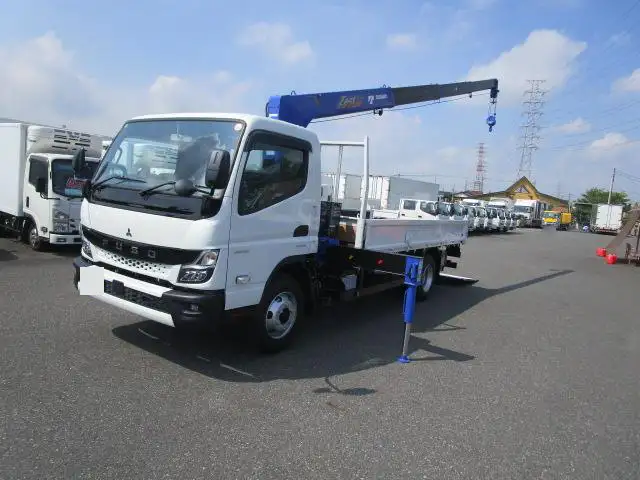 三菱 キャンター 小型 クレーン付 パワーゲート 4段の中古トラック画像1