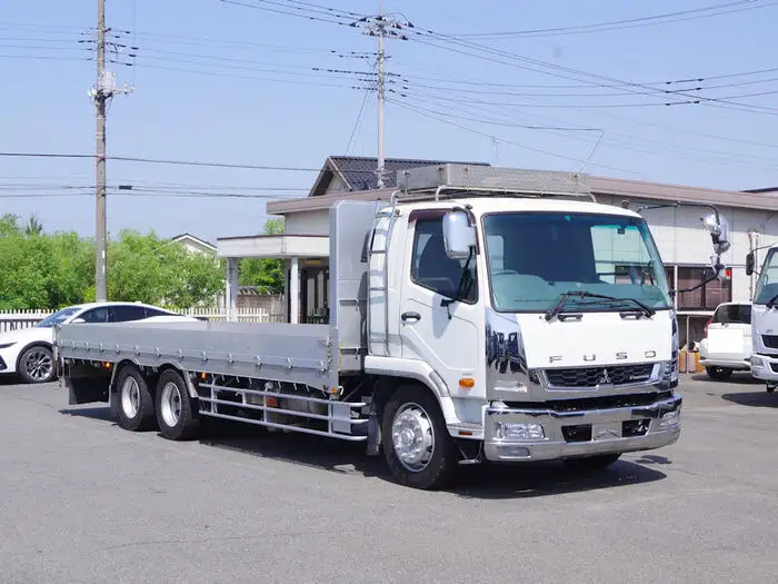 三菱 ファイター 中型/増トン 平ボディ 床鉄板 アルミブロックの中古トラック画像2