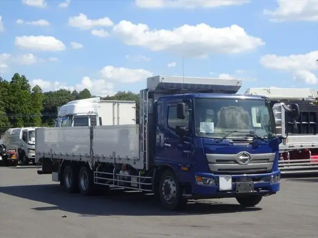 日野 レンジャー 中型/増トン 平ボディ アルミブロック ベッドの中古トラック画像2