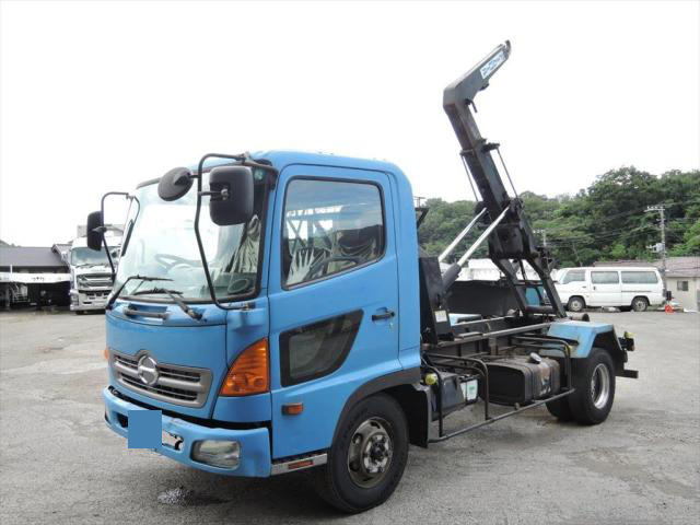 日野 レンジャー 中型 アームロール ツインホイスト BDG-FC7JEWA｜画像1