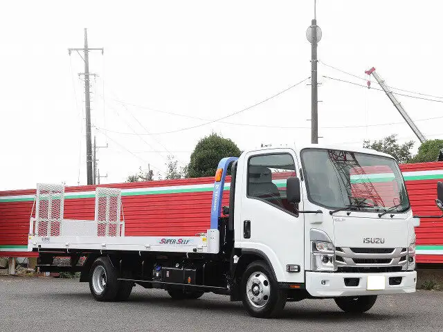 いすゞ エルフ 小型 車両重機運搬 ウインチ 2RG-NPR88Nの中古トラック画像2