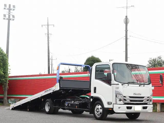 いすゞ エルフ 小型 車両重機運搬 ウインチ 2RG-NPR88Nの中古トラック画像7