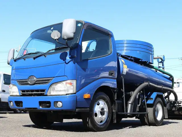 日野 デュトロ 小型 タンク車 バキューム SKG-XZU605Mの中古トラック画像1
