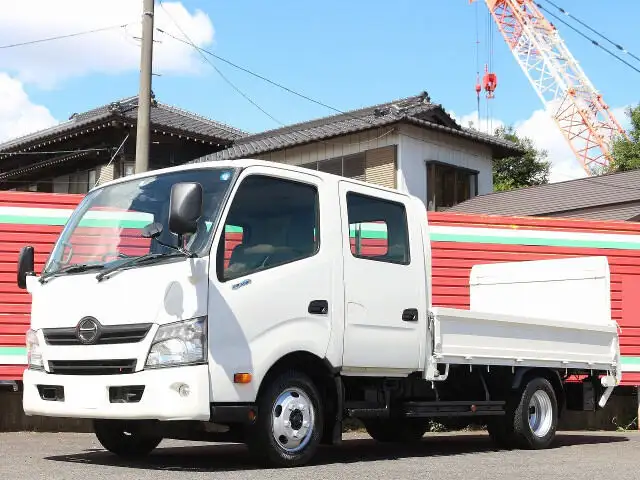 日野 デュトロ 小型 平ボディ Wキャブ パワーゲートの中古トラック画像1