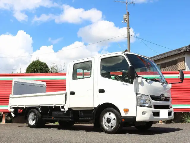 日野 デュトロ 小型 平ボディ Wキャブ パワーゲートの中古トラック画像2