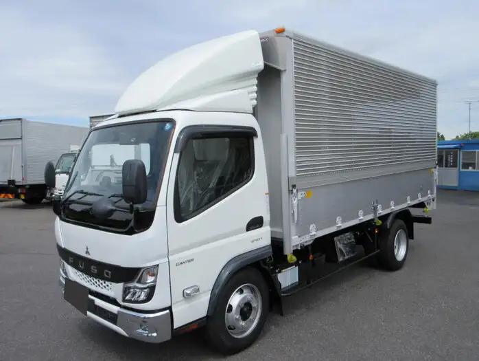 三菱 キャンター 小型 ウイング 床鉄板 2PG-FEA80の中古トラック画像1