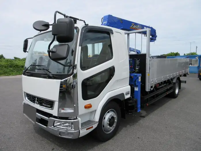 三菱 ファイター 中型/増トン クレーン付 アルミブロック 4段の中古トラック画像1