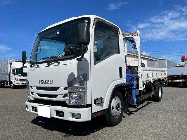 いすゞ エルフ 小型 クレーン付 4段 ラジコンの中古トラック画像1