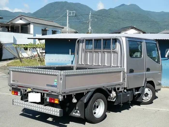 三菱 キャンター 小型 平ボディ Wキャブ 2TG-FBA00の中古トラック画像5