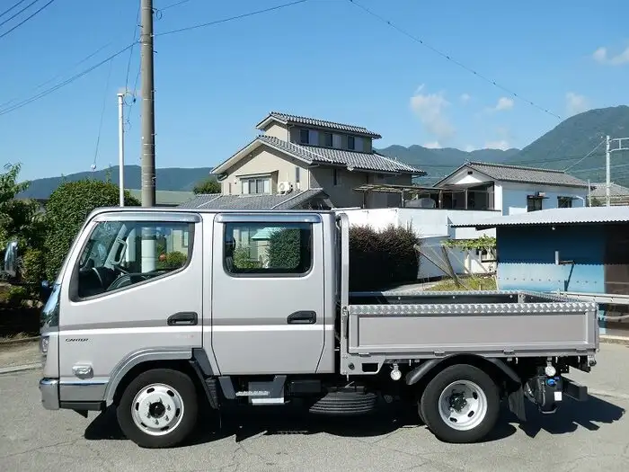 三菱 キャンター 小型 平ボディ Wキャブ 2TG-FBA00の中古トラック画像8