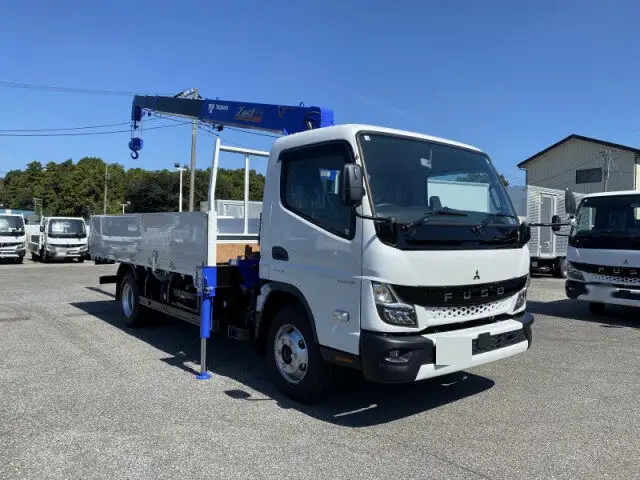 三菱 キャンター 小型 クレーン付 アルミブロック 4段の中古トラック画像3