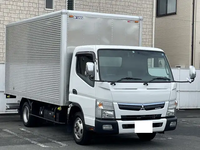 三菱 キャンター 小型 アルミバン パワーゲート サイドドアの中古トラック画像2