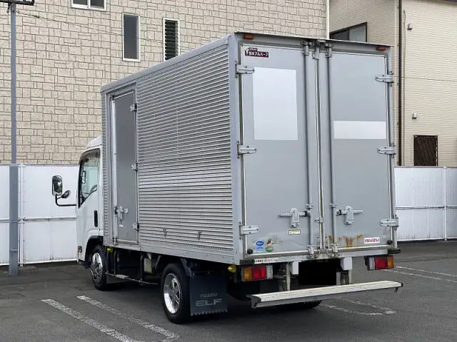 いすゞ エルフ 小型 アルミバン 床鉄板 サイドドアの中古トラック画像5