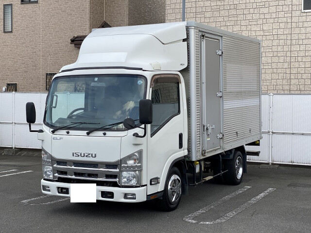 いすゞ エルフ 小型 アルミバン セミロング TKG-NLR85N