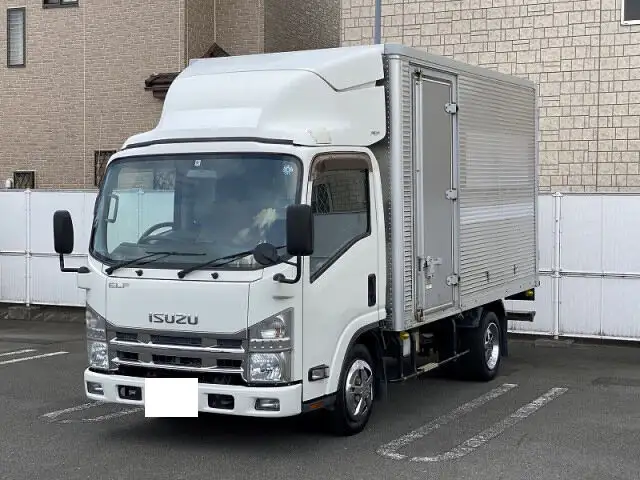 いすゞ エルフ 小型 アルミバン 床鉄板 サイドドアの中古トラック画像1