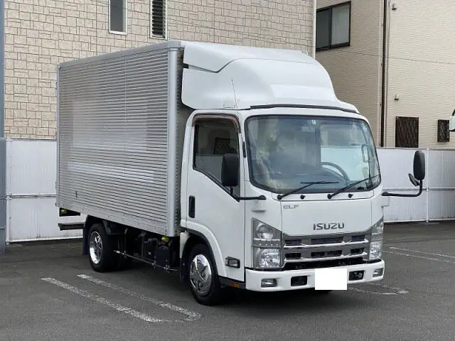 いすゞ エルフ 小型 アルミバン 床鉄板 サイドドアの中古トラック画像2