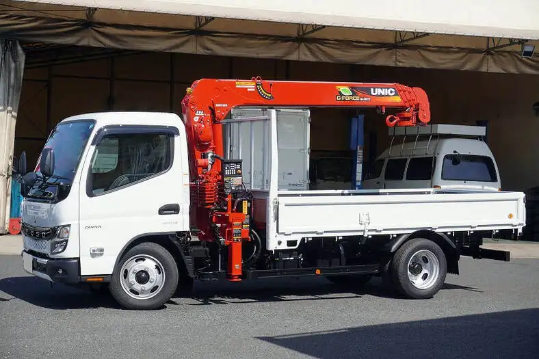 三菱 キャンター 小型 クレーン付 4段 ラジコンの中古トラック画像1