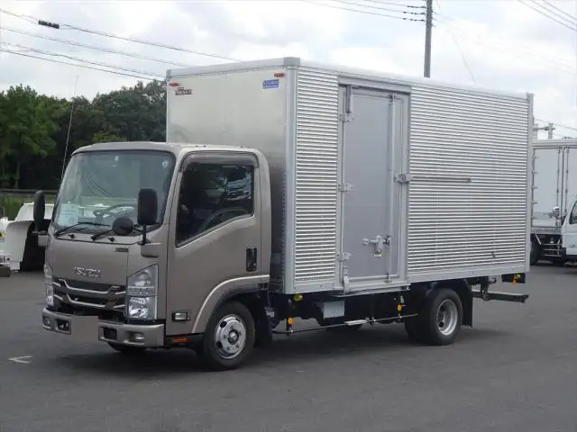 いすゞ エルフ 小型 アルミバン サイドドア TRG-NLR85ANの中古トラック画像1