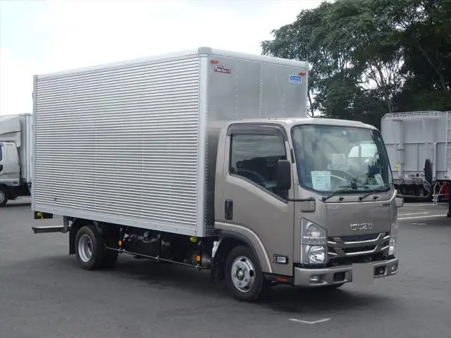 いすゞ エルフ 小型 アルミバン サイドドア TRG-NLR85ANの中古トラック画像2