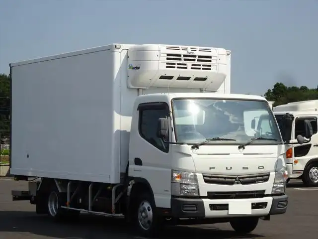 三菱 キャンター 小型 冷凍冷蔵 低温 パワーゲートの中古トラック画像2