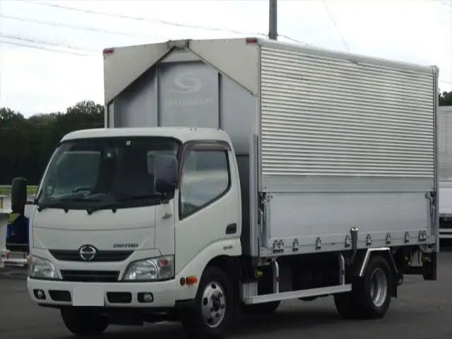 日野 デュトロ 小型 ウイング パワーゲート SKG-XZU650Mの中古トラック画像1